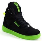 Tenis Bota Treino Sneakers Top Fitness Academia Em Couro Novidade