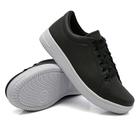 Tenis Casual Basico Amanda Block Liso com Sola de Borracha Confortavel