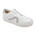 Tenis Casual com Tira Lateral Brilhosa Feminino Foxxion