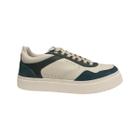 Tênis casual em couro aramis legacy crook off white verde