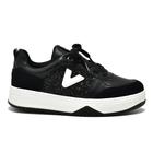 Tenis Casual Fem Via Marte 053-008-02 Preto