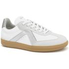 Tênis Casual Feminino Branco Metal Prata Ramarim 2462202-1