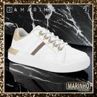 Tênis Casual Feminino Flatform Ramarim Gold Ref: 23-81203