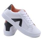 Tenis Casual Feminino Leve Confortavel Fashion Moda Branco