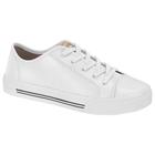 Tênis Casual Feminino Napa Verniz Branco Moleca 5667.341