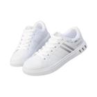 Tênis Casual Leve E Respirável Masculino Branco Couro PU Sapatos De Skate