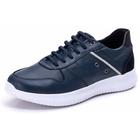 Tênis Casual Masculino Azul Couro DIfranca - 3023