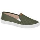 Tênis Casual Moleca 5296.130 Feminino - Verde Militar