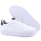 Tênis Casual Mr. Gutt De Couro Liso Branco