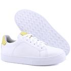 Tênis Casual Mr. Gutt De Couro Liso Branco