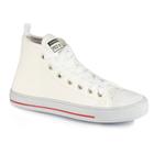 Tênis Casual Unissex All Polo Star Cano Alto White