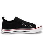 Tênis Casual Unissex Star Feet Meia Cano Curto Preto