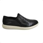 Tenis Casual Usaflex Ortopedico Couro Conforto Elastico AJ0203