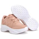 Tênis Chunky Dad Sneakers Feminino Casual Sapatore Nude