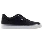 Tênis Dc Shoes Anvil Tx La T Tn - Black/Black/White