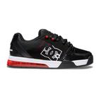 Tênis dc versatile imp black/white/athletic red - Dc Shoes