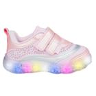 Tênis de Led Infantil Pampili Liz Luz 682.055 Glitter e Strass