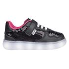 Tênis de Led Infantil Pampili Sneaker Luz 483.012 Paetê