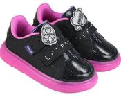 Tênis de Led Pampili Sneaker Luz Pamps IA Neona Preto/Pink 483.003