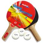 Tênis de Mesa Ping Pong 2 Raquetes 3 Bolinhas Klopf 5052