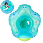 Tênis de natação para crianças com piscina inflável Baby Float Myir JUN azul