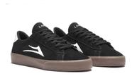 Tenis De Skate Lakai Footwear New Port Black Suede Gum