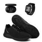 Tênis Esportivo 2000 Feminino Masculino Corrida Academia + Relógio + Fone de Ouvido Bluetooth