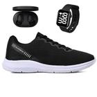 Tênis Esportivo 2000 Feminino Masculino Corrida Academia + Relógio + Fone de Ouvido Bluetooth - Uzze Sport