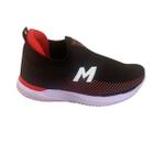 Tênis Esportivo Infantil Mini Pé Preto/Vermelho- MP2113PV