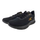 Tênis Esportivo Masculino Adrun Flex Moove 9721U Preto Dourado