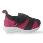 Tênis Esportivo Menina Baby Kidy Energy Respi-Tec Preto Pink