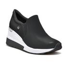 Tênis Feminino Anabela Sneaker Via Marte Slip On 23-10808 Preto