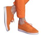 Tênis Feminino Biamar Floripa Laranja Gerbera