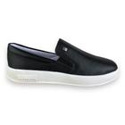 Tenis Feminino Bottero Couro Legitimo Slip On Confortavel