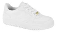 Tênis Feminino Branco Casual Plataforma Vizzano