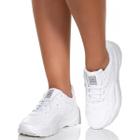 Tênis Feminino Branco Casual Vili Caminhada Chunk Sneaker