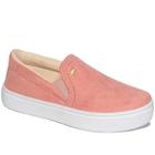 Tênis Feminino Calce Facil Slip On Camurça Casual A1.04 A