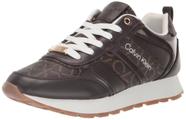 Tênis feminino Calvin Klein CARLLA Brown Multi 211 - Tamanho 7