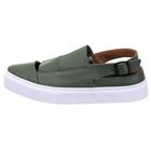 Tênis Feminino Casual Couro Difranca - Luci - Verde