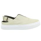 Tênis Feminino Casual Couro Flatform Fivela Dia a Dia