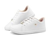 Tenis Feminino Casual Izalu Branco