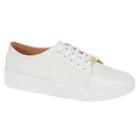 Tênis Feminino Casual Pelica Branco Vizzano 1214.205