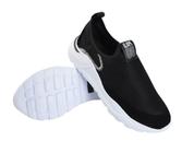 Tênis Feminino Casual Polo Slip On Preto - Ultra Conforto