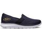 Tênis Feminino Casual Slip On Angel 3 Preto Dourado Olympikus