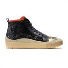 Tênis Feminino Couro Cano Alto Moon High Top Paete Wild