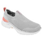 Tênis Feminino Go Walk 6 GOW Cinza Coral Skechers