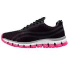 Tênis Feminino Leg21RE53282 Caminhada Academia Corrida Preto com Pink