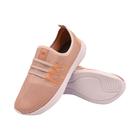 Tênis feminino meia calce fácil slip on leve flexível confortável para caminhada academia vl-03