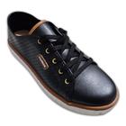 Tenis Feminino Moleca Casual Turim Microperfuros Confortavel Preto 35 Cód. 2458