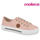 Tênis Feminino Moleca Original Napa Com Detalhes Sapatênis Casual Estilo Fashion Elegante Lançamento